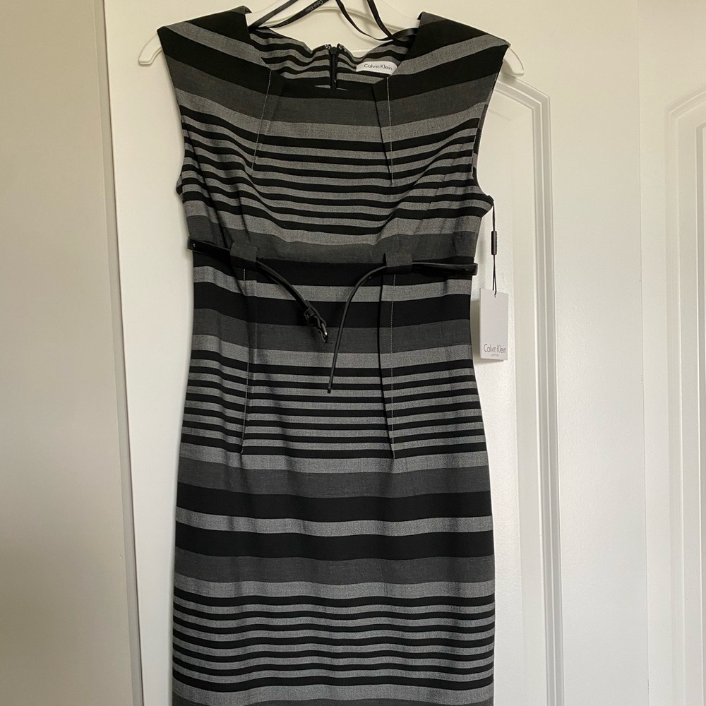 NEW!Calvin Klein sheeth dress. Size 2 petite